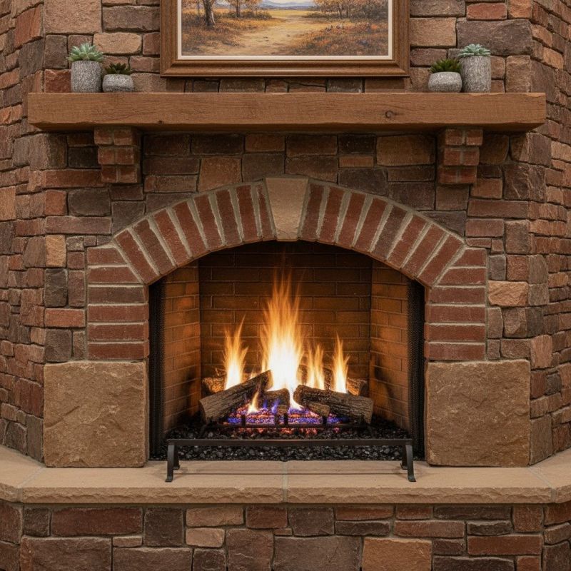 Benefits Of Brick And Stone Gas Fireplaces For Modern Homes