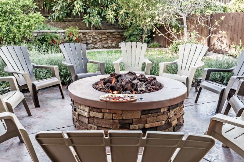 Outdoor Fire Pit Installation