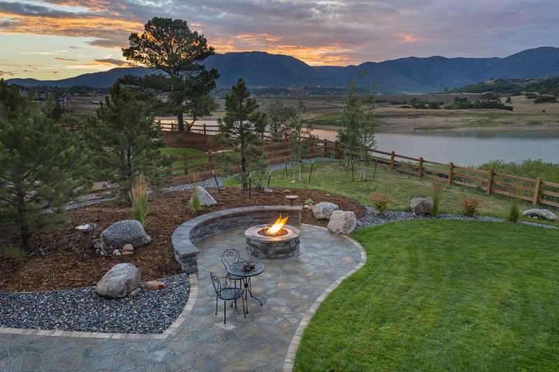 Outdoor Fire Pit Installation