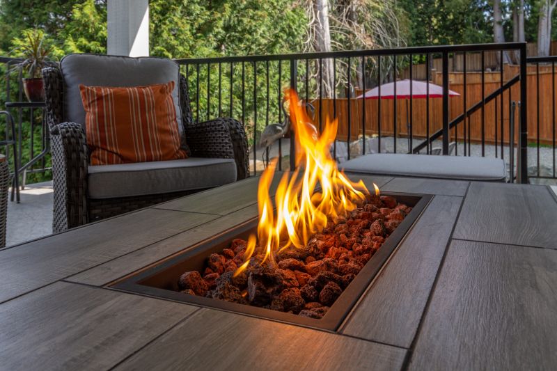 Modern Metal Fire Pit